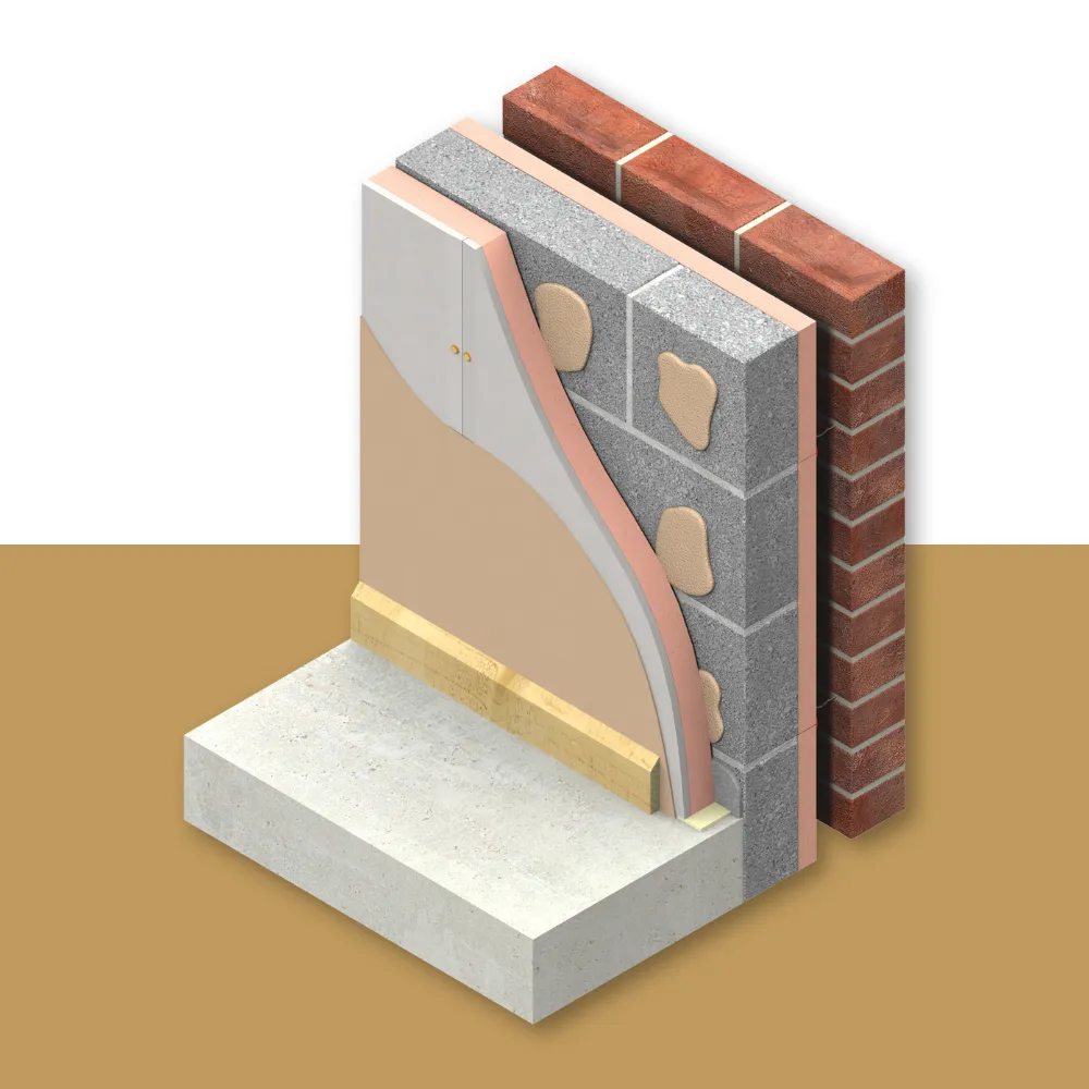 42.5mm Kingspan Kooltherm K118 Insulated Plasterboard (2400x1200mm) - Pack of 18