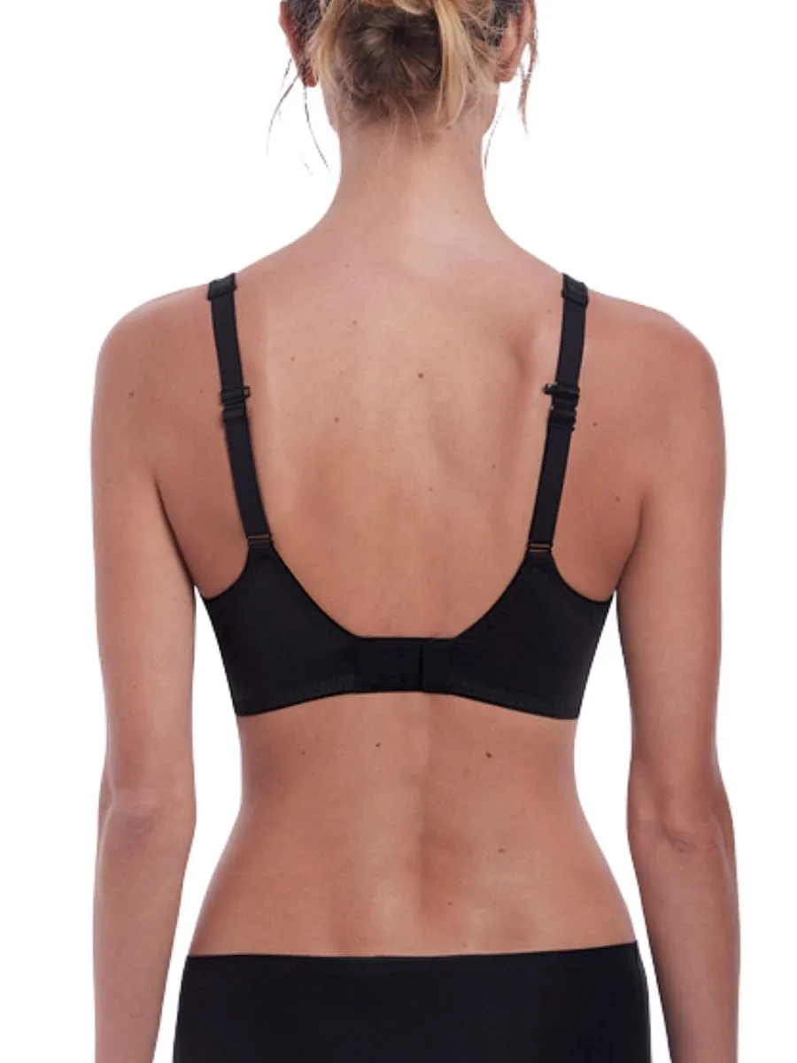 Aura Moulded Full Cup Bra - Black