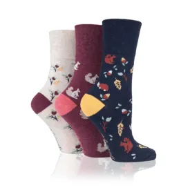 Autumn Leaves Non Binding Socks for Women