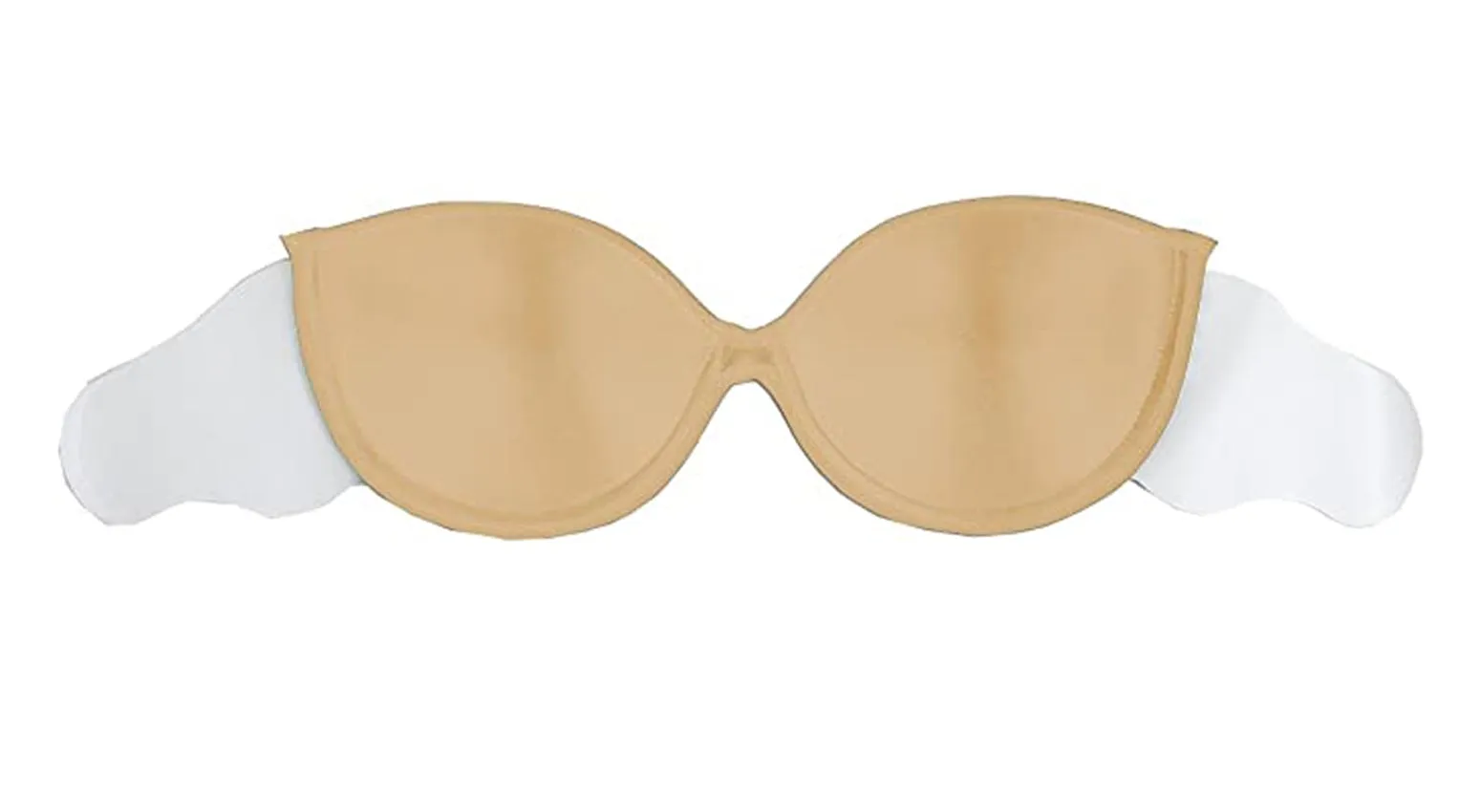 Backless, Strapless Invisible Bra With Adhesive Wings - Size A- Beige