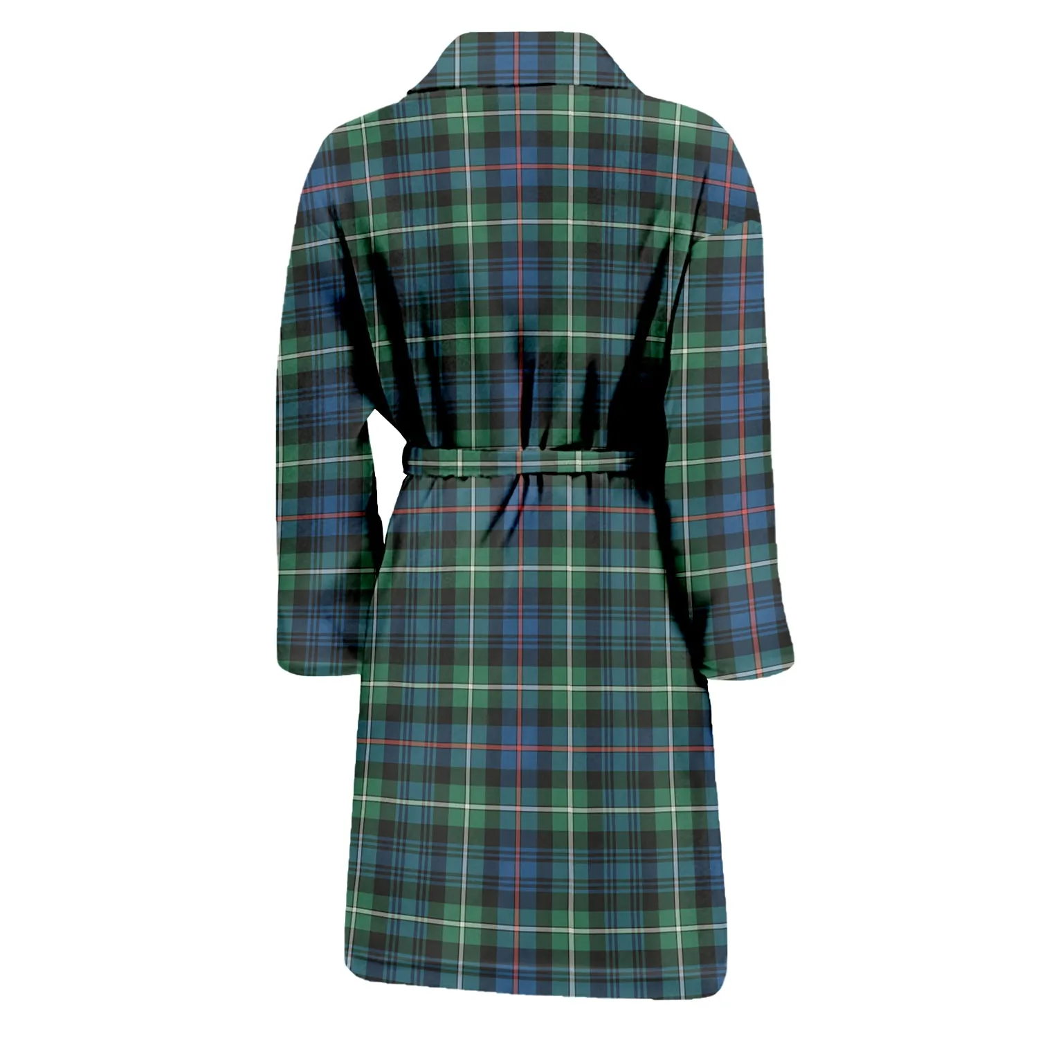 Baillie Ancient Tartan Bathrobe with Family Crest