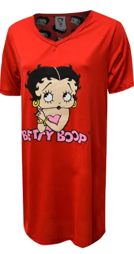 Betty Boop Classic Red Nightshirt