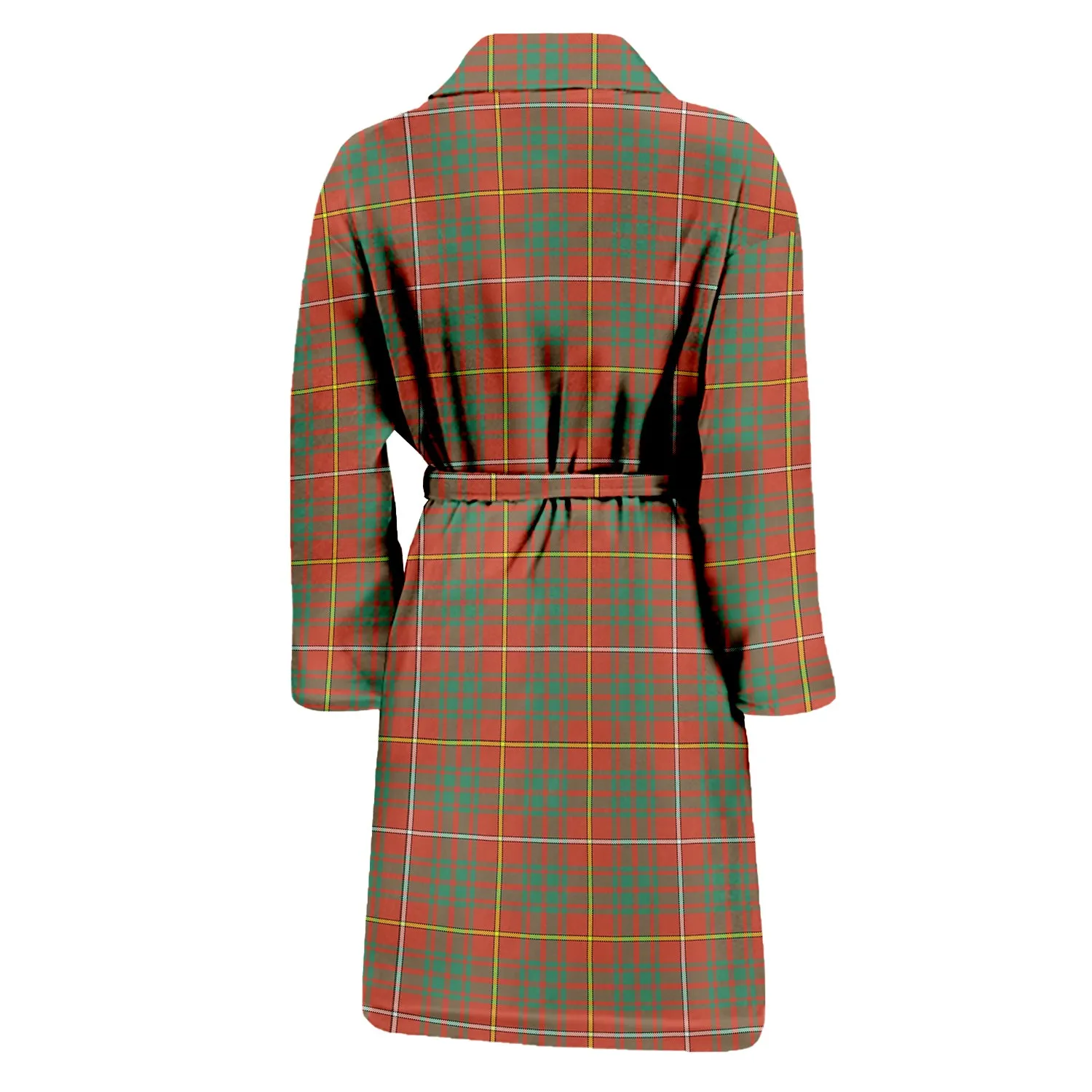 Bruce Ancient Tartan Bathrobe with Family Crest