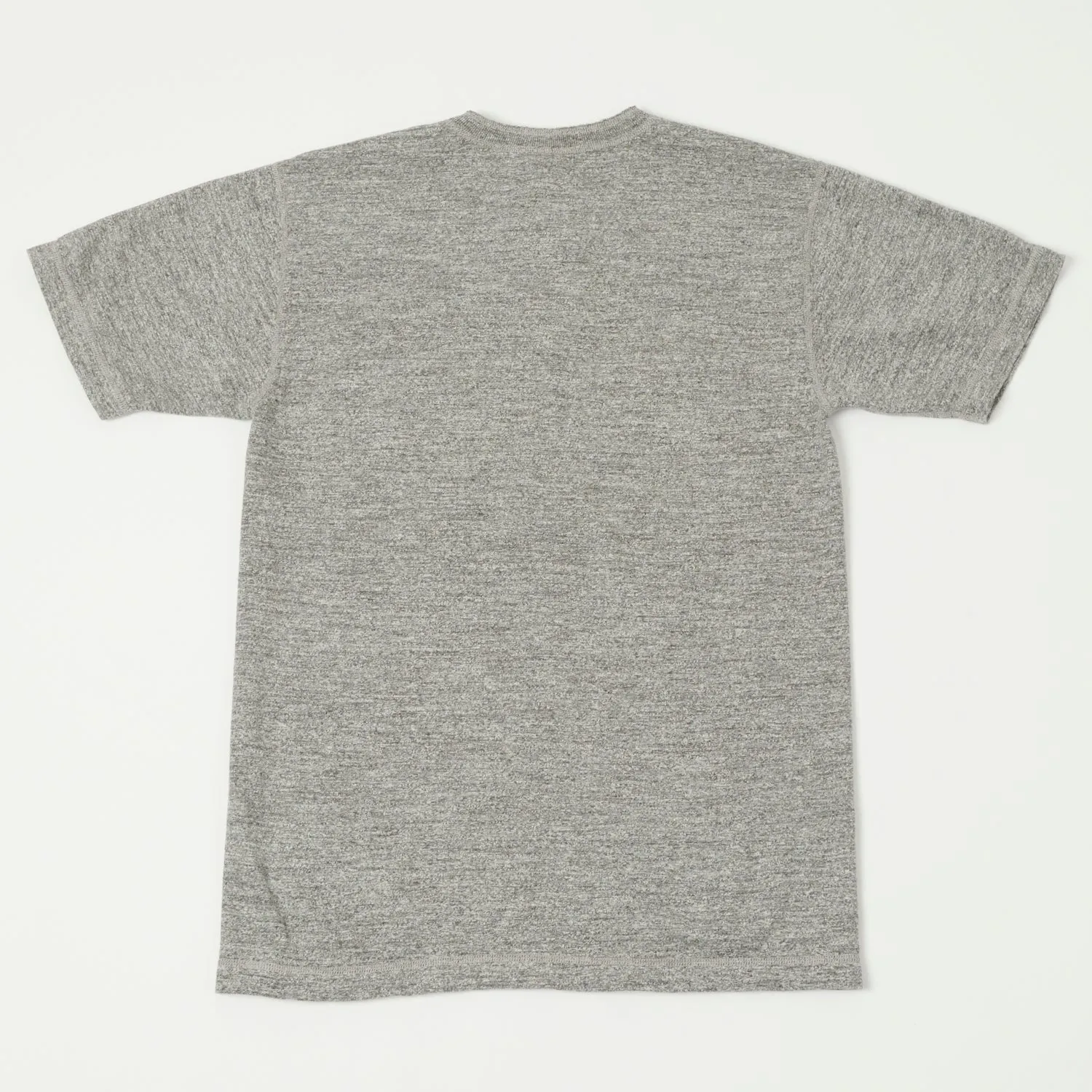 Buzz Rickson's S/S Henley Tee - Grey Melange