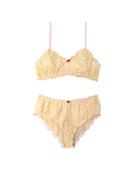 Call me by your name - Peach lace set