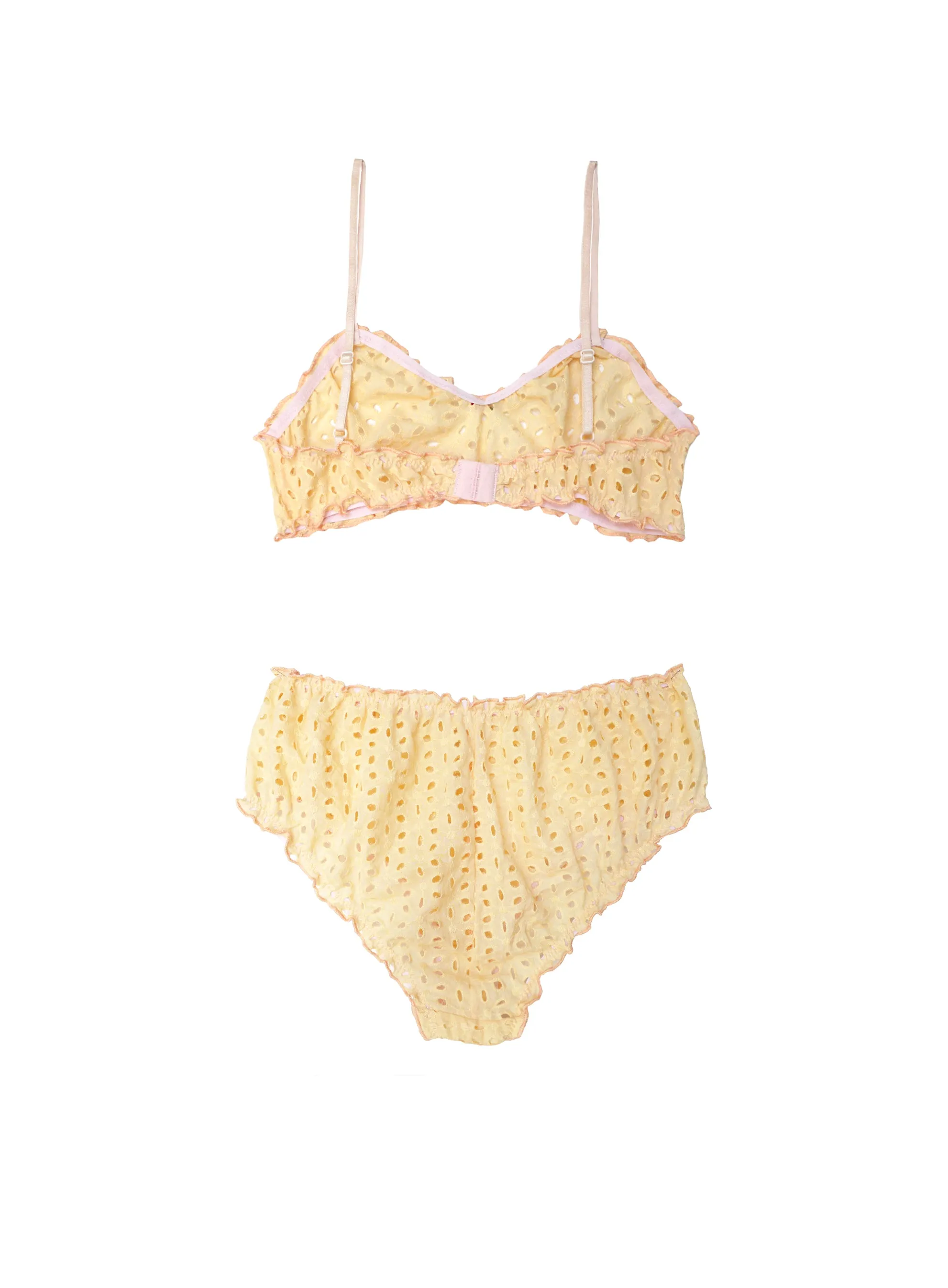 Call me by your name - Peach lace set