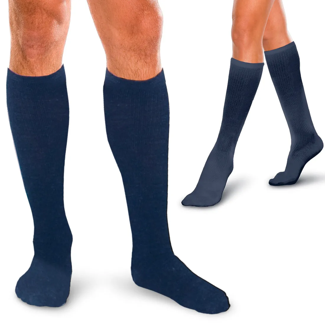 Corresport Sock 20-30 MMHG Navy Large - One Pair (#18265)