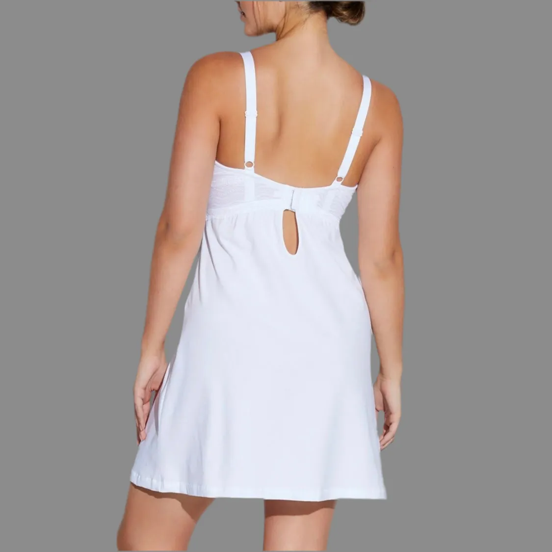 Cosabella - Dolce Curvy Cotton Chemise - White