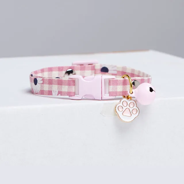 Cute cat collar with bell