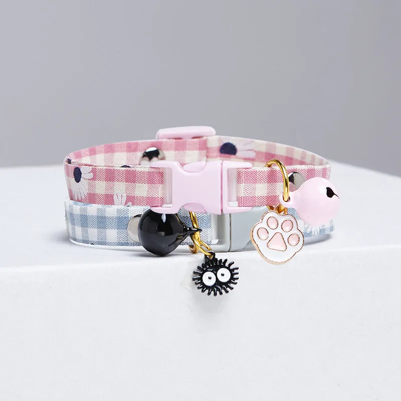 Cute cat collar with bell