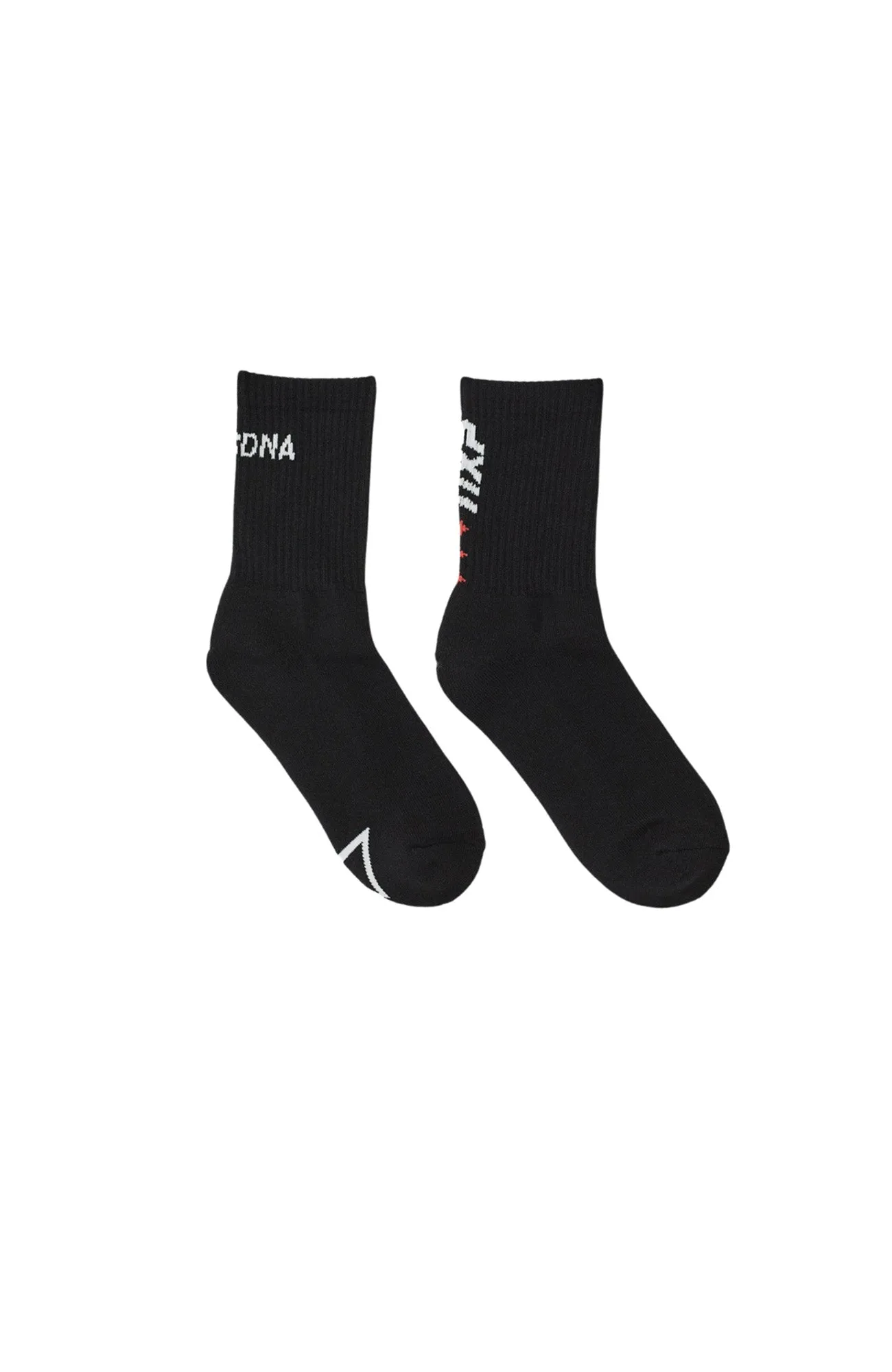 Darkness 2 Pack Mid Sock Black