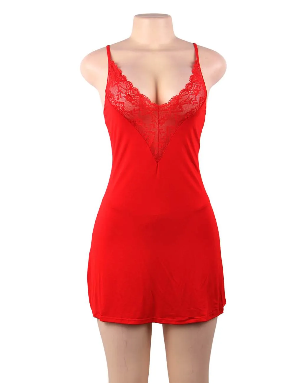 Dreamy Red Lace Intimates Sleepwear