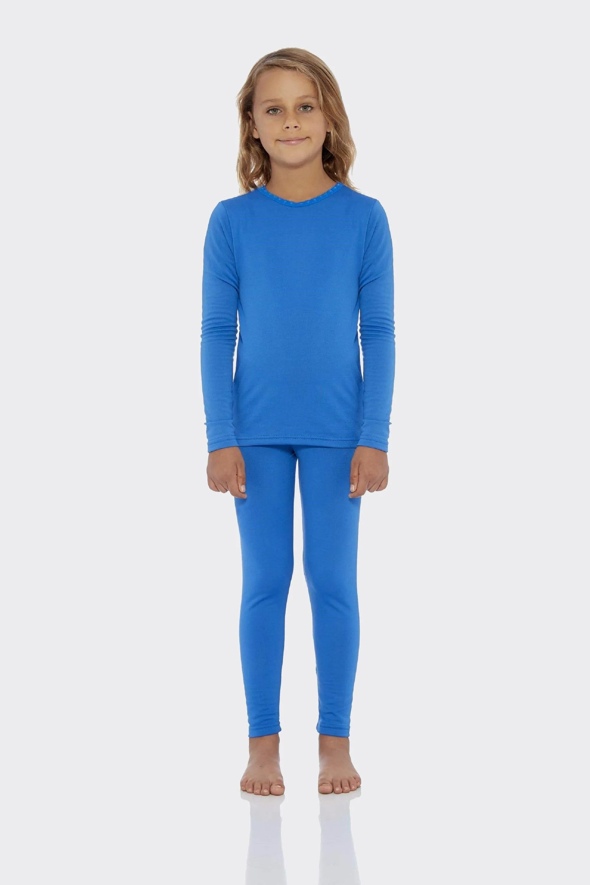 Girls Solid Thermal Set