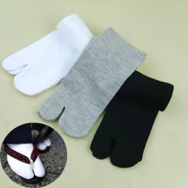 Japanese men's socks, women's socks, two toe socks, toe socks, wooden socks