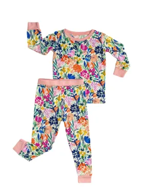 Little Sleepies Summer Garden L/S 2pc Pajama Set