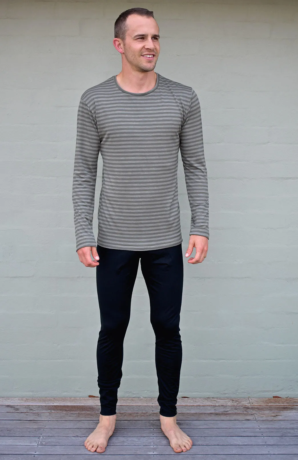 Long Sleeved Crew Neck Top 200g