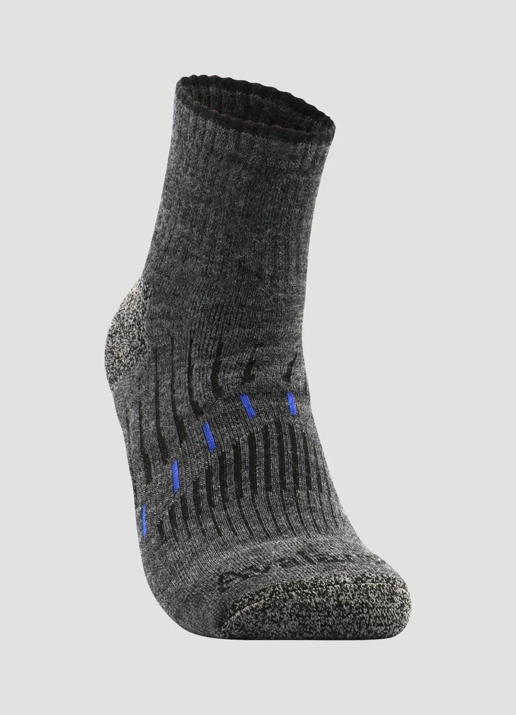 Men's Quick Dry Merino Quarter Crew Socks 2-Pack