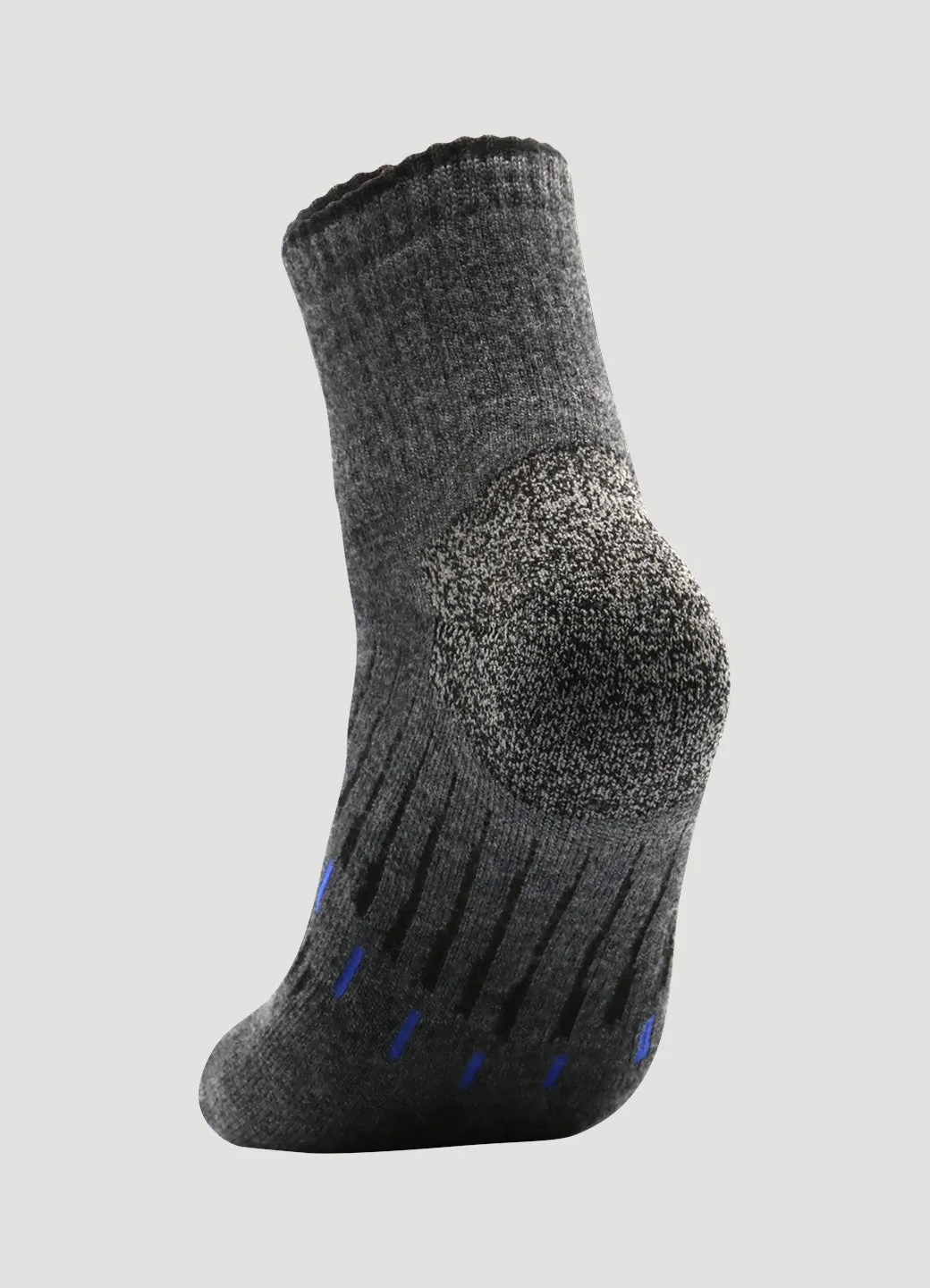 Men's Quick Dry Merino Quarter Crew Socks 2-Pack