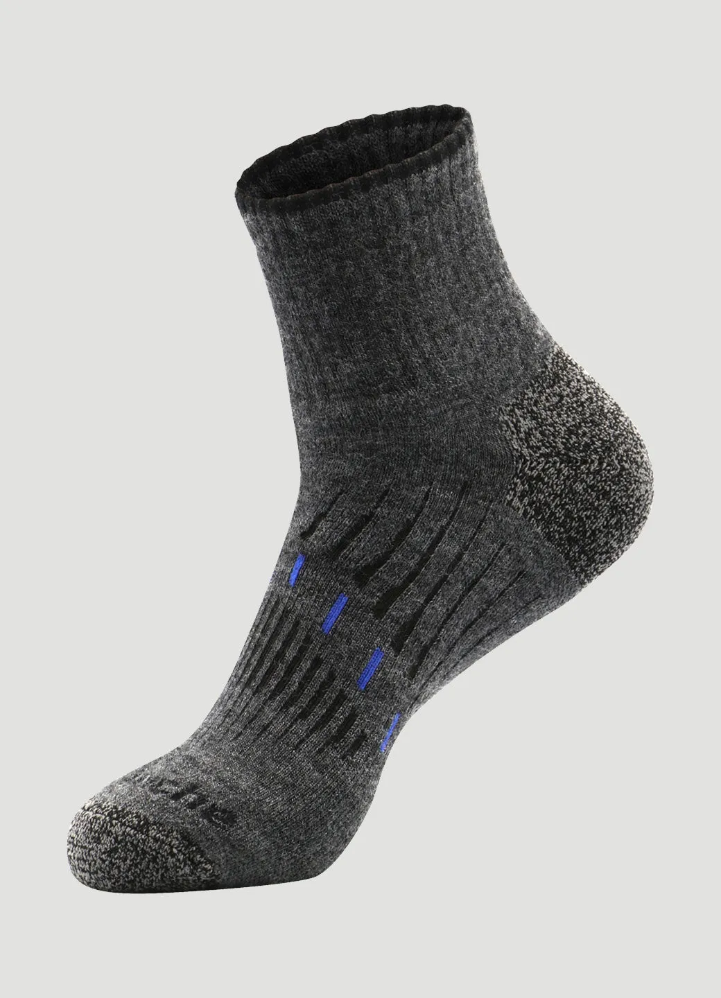 Men's Quick Dry Merino Quarter Crew Socks 2-Pack