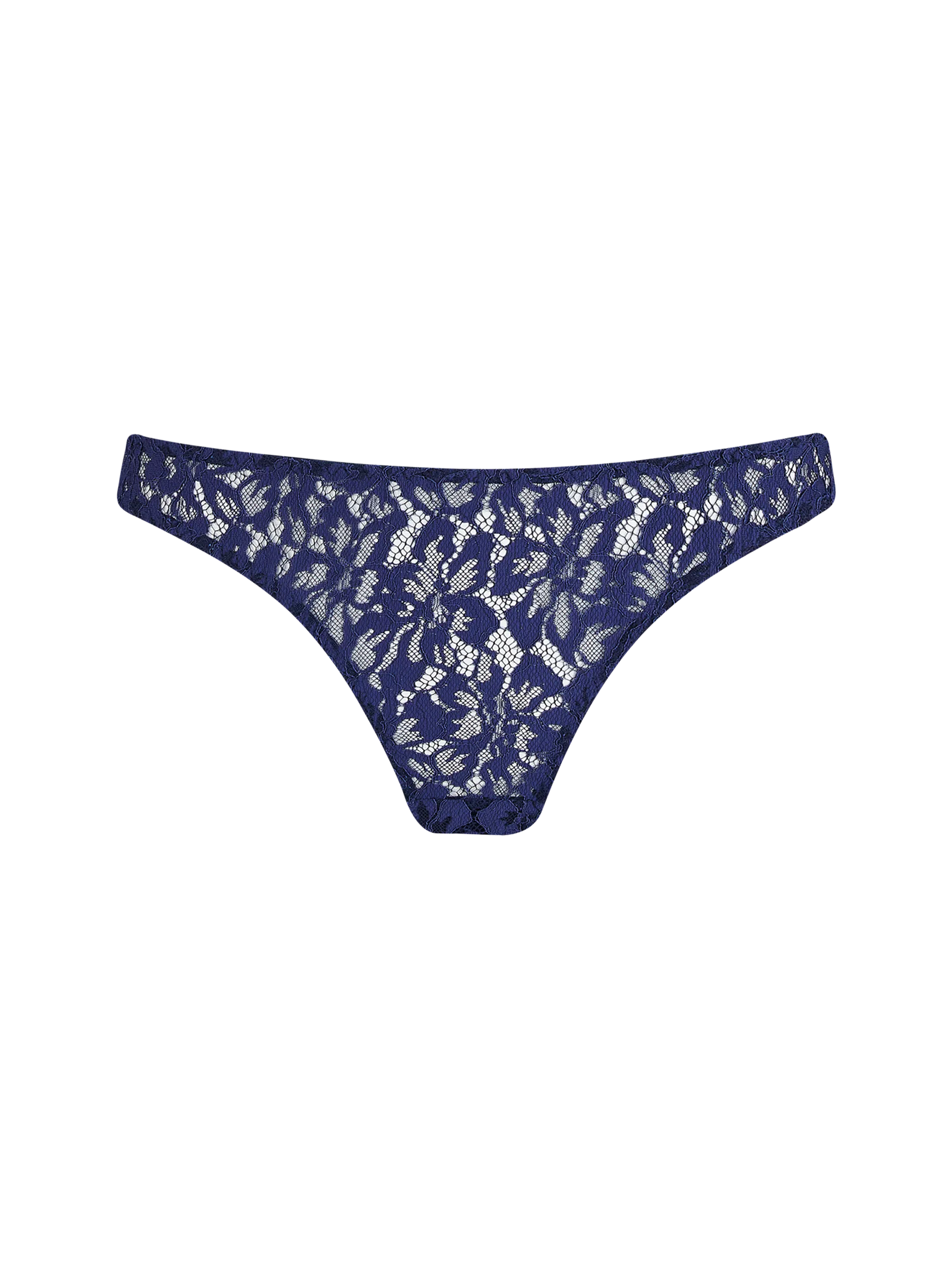 Muse by Coco de Mer Beatrice Brazilian Knicker in Navy