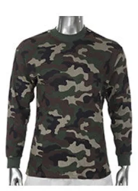 Pro Club Heavyweight Long Sleeve Green Camo Thermal