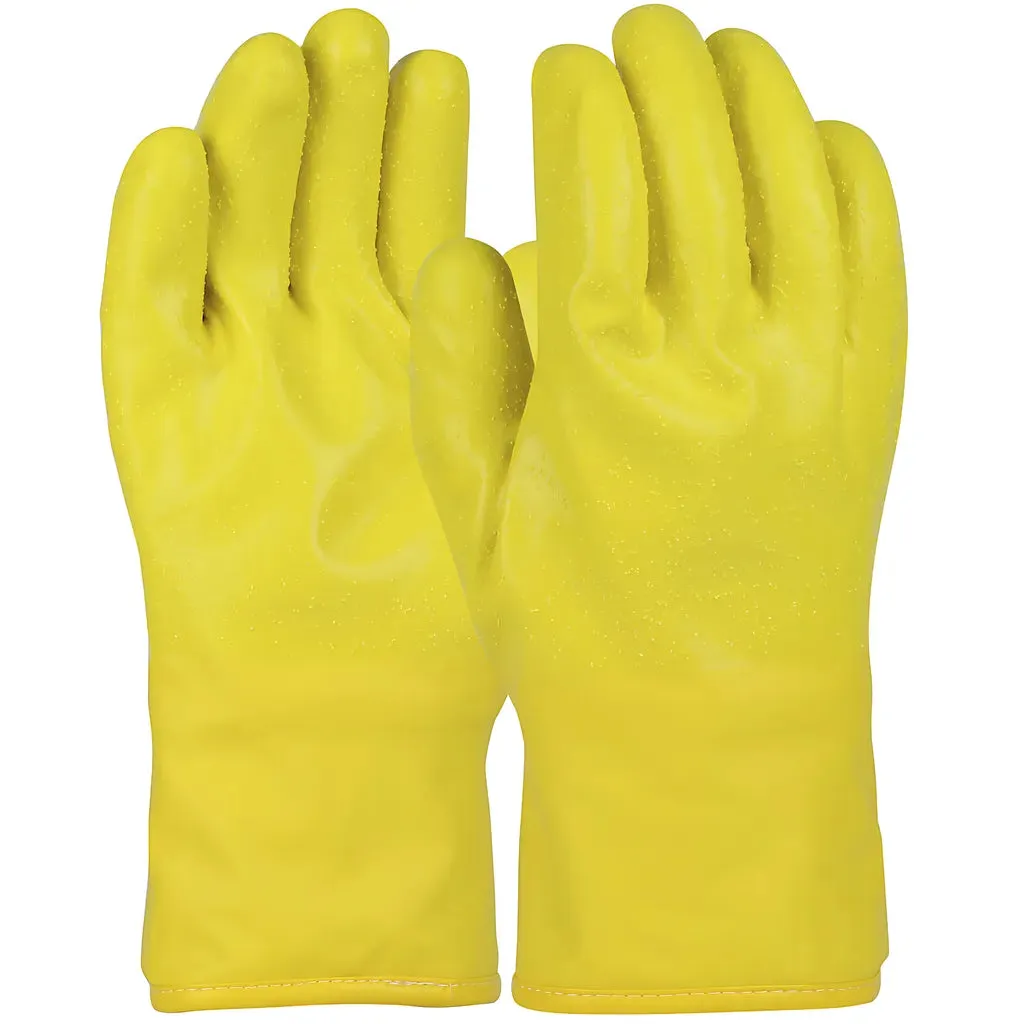 QRP 102L Cold Handling Polyurethane Glove with Thermal Cotton Lining - 11"