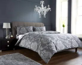 Royal Damask Cotton Rich Duvet Set Luxurious Soft Durable Bedding in Multiple Sizes and Colours for Ultimate Comfort by OLIVIA ROCCO