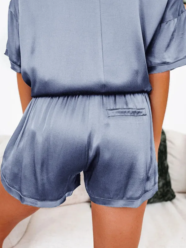 Satin Style Loungewear Set