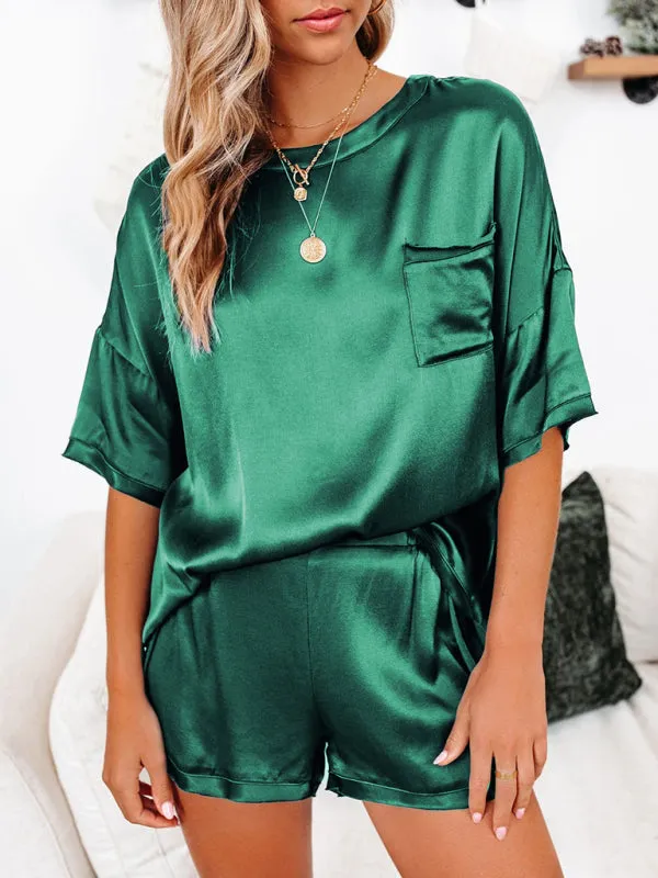 Satin Style Loungewear Set