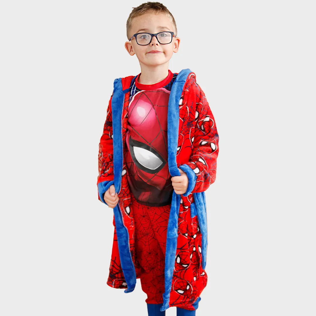 Spiderman Dressing Gown and Pyjama Set