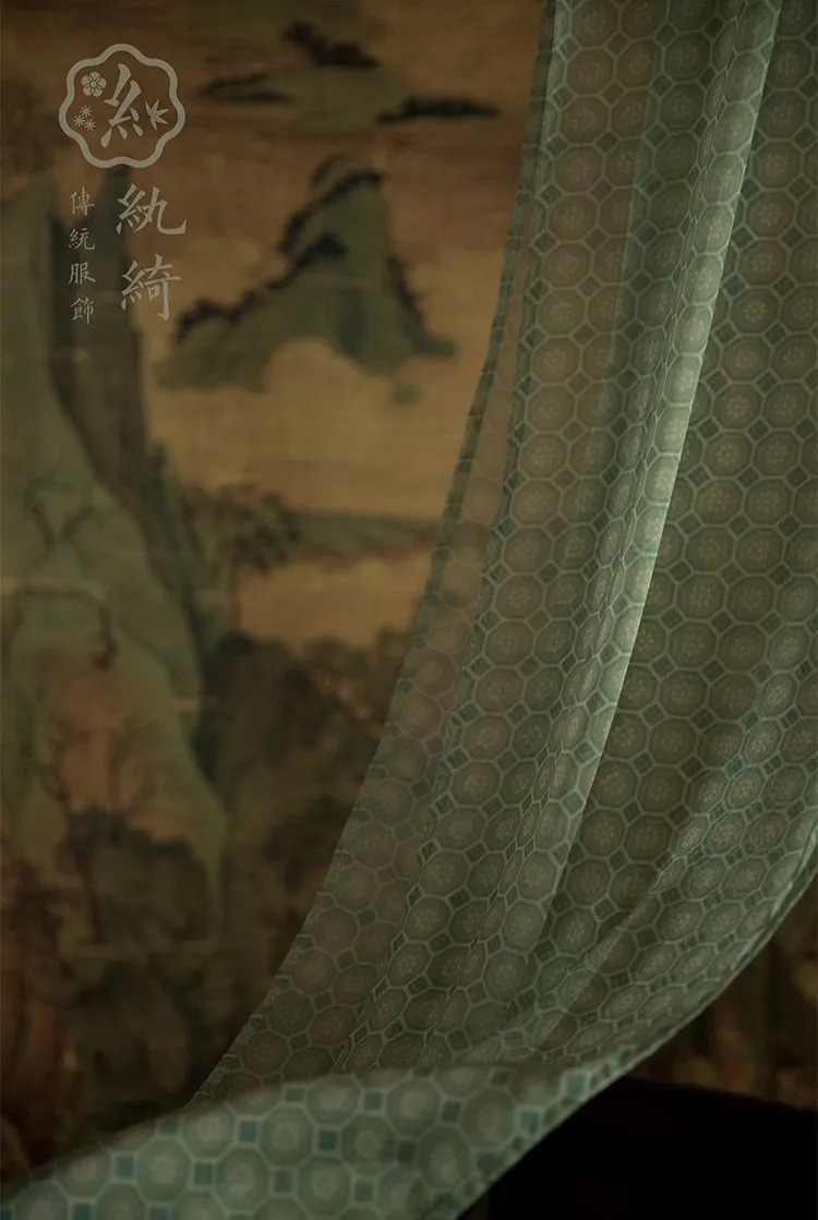 Tuan'Er 团儿 Tang Dynasty Restoration Mulberry Silk Qixiong Ruqun Set