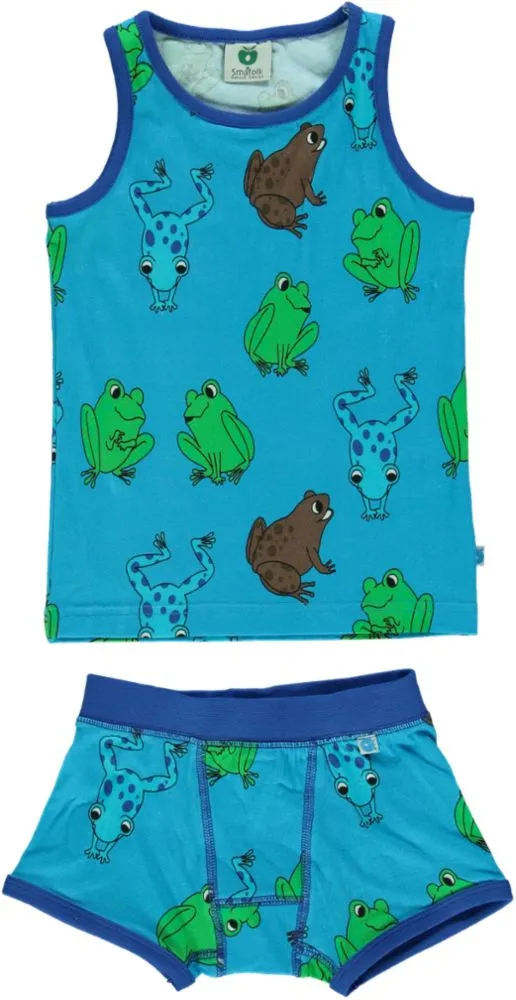 Underwear boy frog