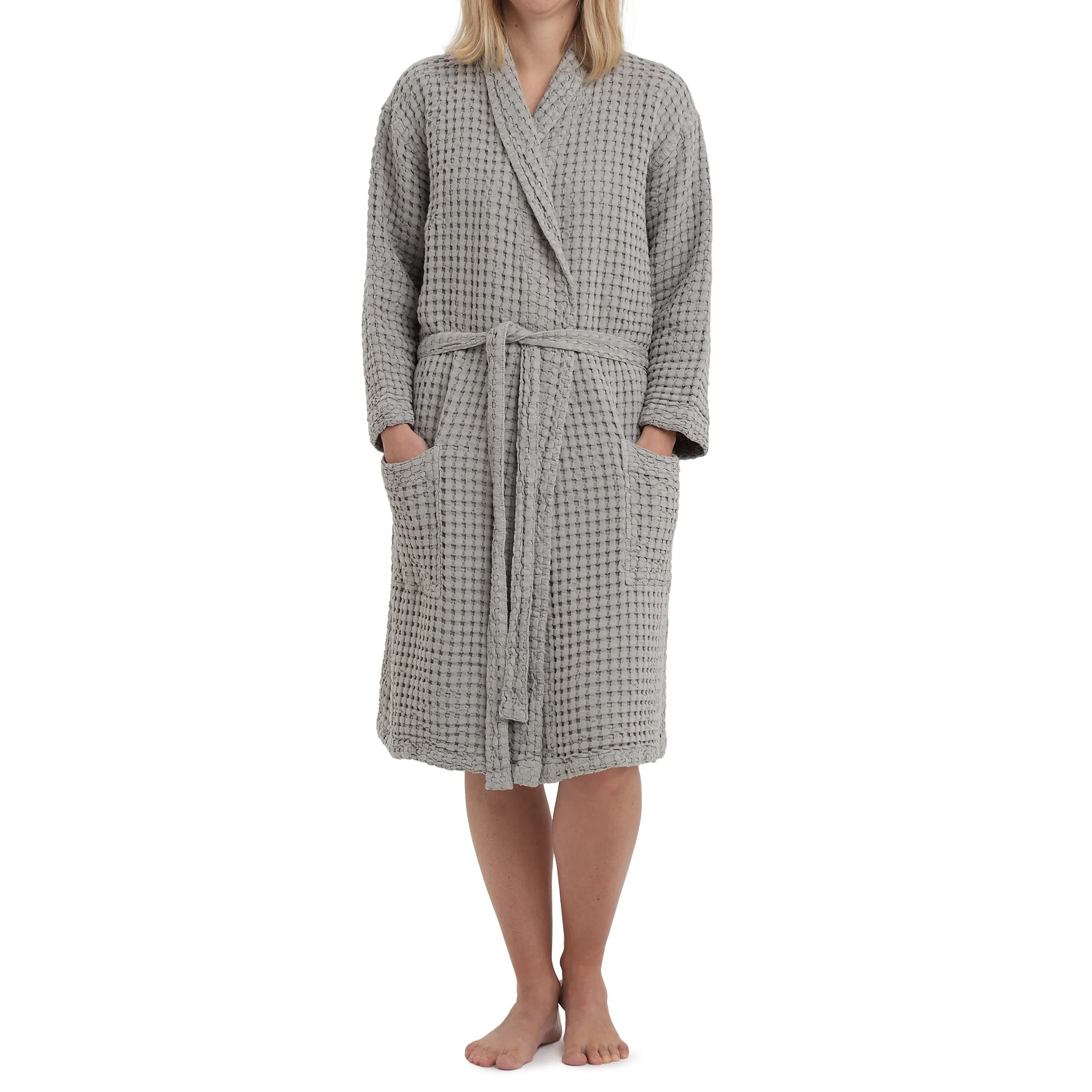 Veiros Bathrobe [Light grey]