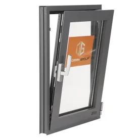 Virginia cheap high quality double glass thermal insulated aluminum window NAMI