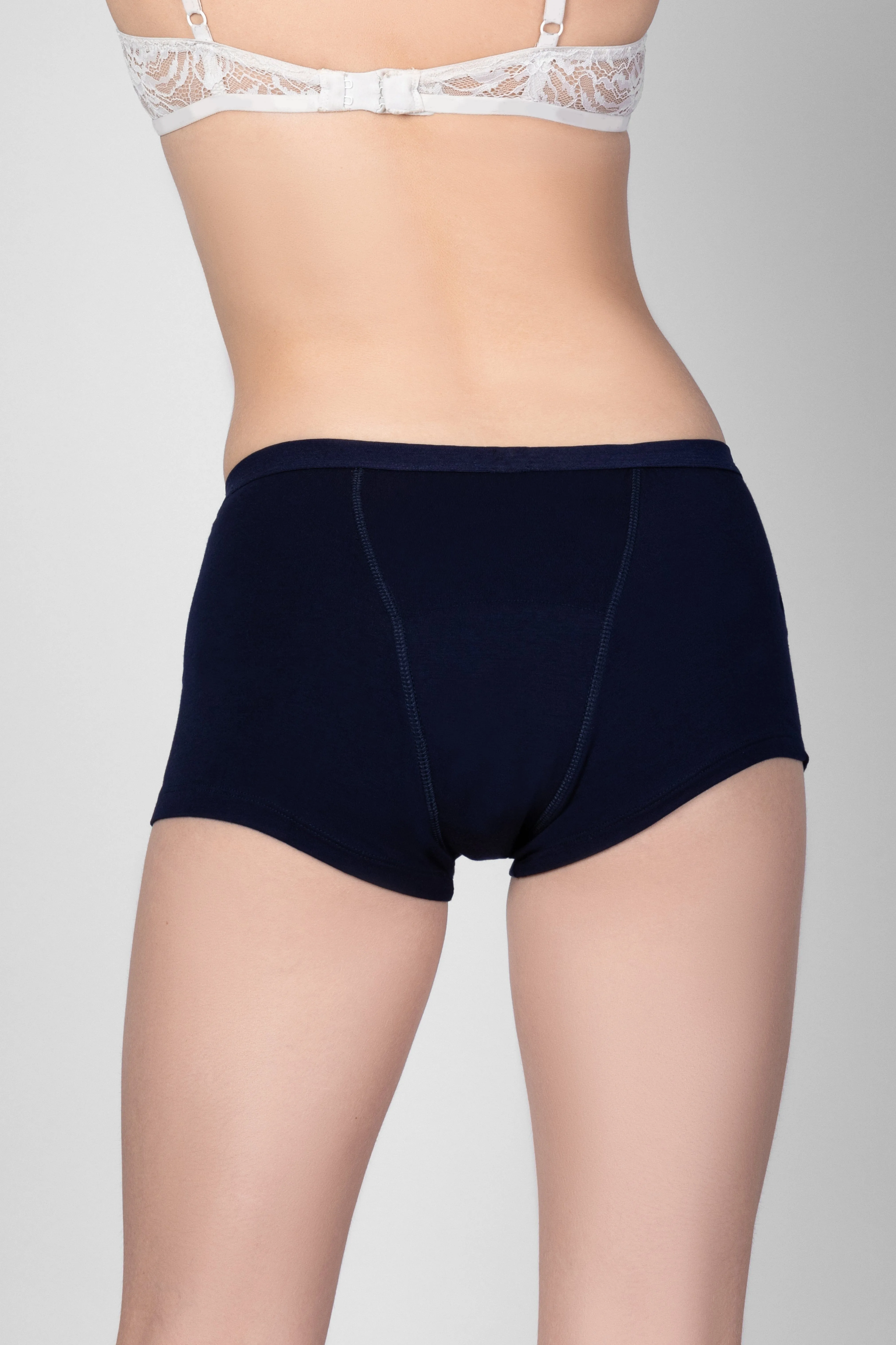 Women Boyshorts Bamboo Cotton Period Underwear